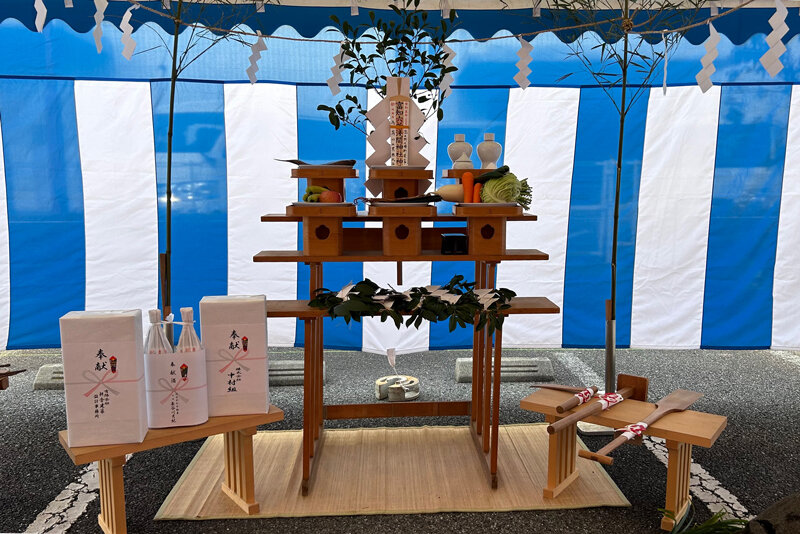 アルミ工場建設中