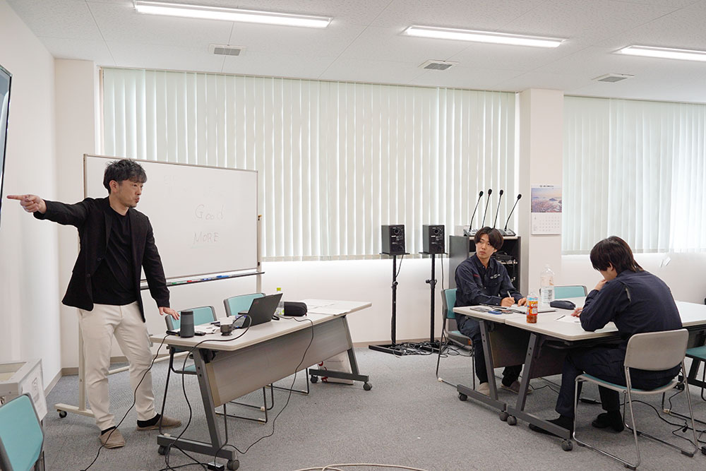 2025年新人研修ポータブルスキル研修の様子