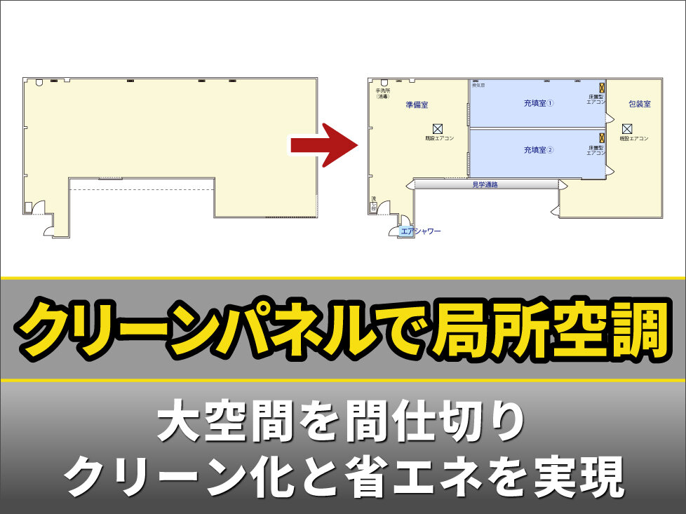 省エネ！パーテーション工事による空調効率化！