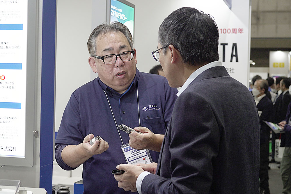 第6回 ロボデックス商談の様子