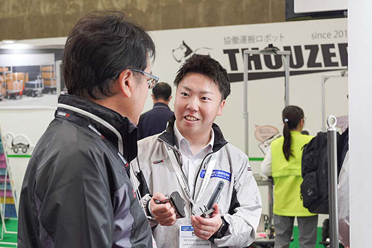 第8回 ロボデックス商談の様子