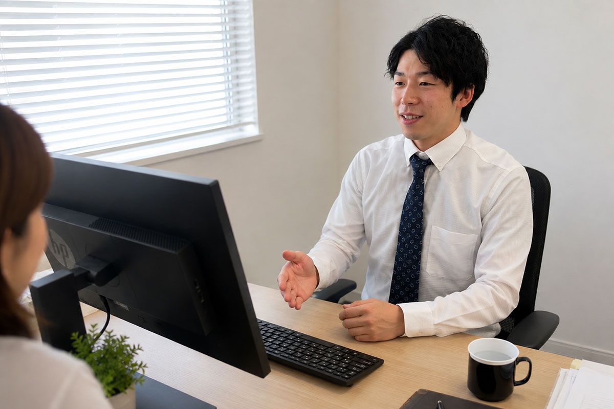 クリーン事業部 営業の張元さんの社員インタビュー写真