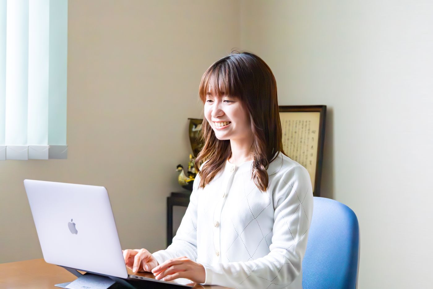 今後の目標について語る営業推進室 満行さん
